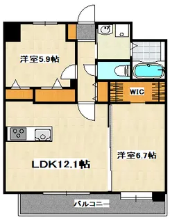 Seiwa live 21【8階】の間取り