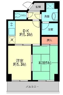 エコーピア【8階】の間取り