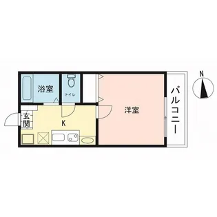 フローラ六角橋【1階】の間取り