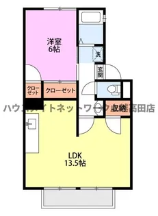 クオリティ加賀【2階】の間取り