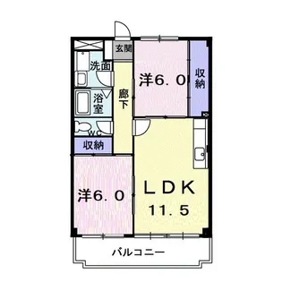 グランドリア【2階】の間取り