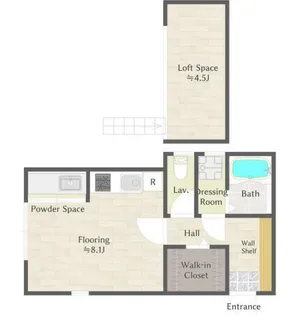 FONTINUE KICHIJOJI【2階】の間取り