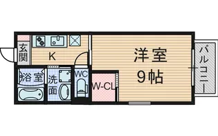アルビノハイツ【1階】の間取り