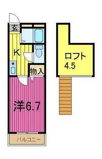 エポック・ME【3階】の間取り