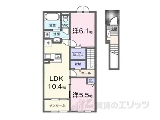 ヴァンヴェール彦根RS【2階】の間取り