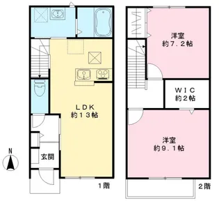 ユアメゾン ル フォレ壱番館の間取り