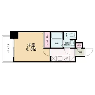 アドバンス大阪城エストレージャ【7階】の間取り