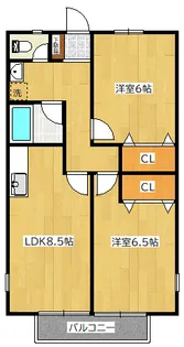 ネスト北方【1階】の間取り