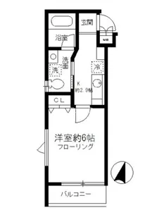 グランアセット月島【3階】の間取り