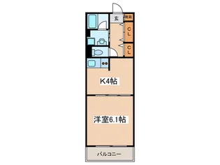 ロイヤルパ-ク多摩川【4階】の間取り