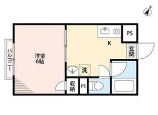 ハイツ愛宕【2階】の間取り