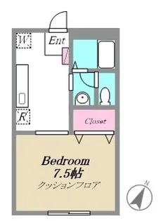 WINGWEST【1階】の間取り