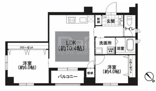 グランノワ福岡【2階】の間取り
