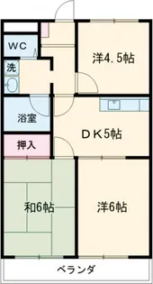 サニーハイツ本郷【1階】の間取り
