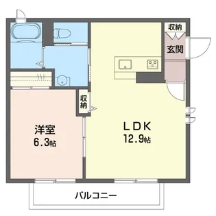 ROCK WELL C?【2階】の間取り