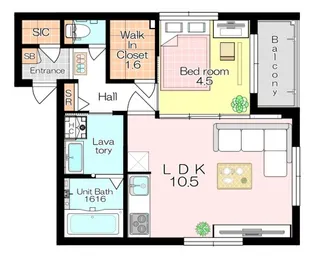 Casa With【1階】の間取り