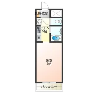 パラディ梅南【1階】の間取り