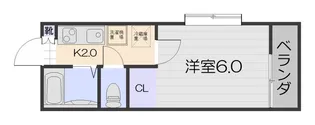 エントピア鴨池II【3階】の間取り