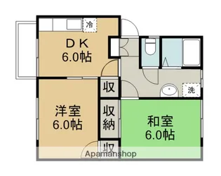 アーバンヒル川鶴A棟【2階】の間取り