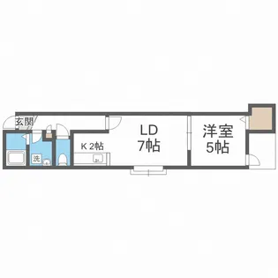 モンレーヴ【1階】の間取り