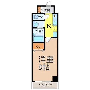 リアライズ黄金【8階】の間取り