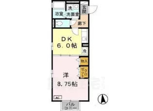 ステラ西大寺【2階】の間取り