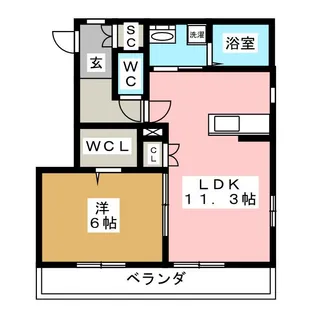 MAISON IWASAKI【4階】の間取り