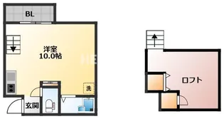 ハイツ翼II【2階】の間取り