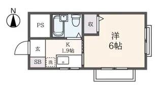 アクティブ湘南台【3階】の間取り