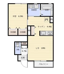 ドレッセ桜【1階】の間取り