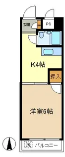 クレール南麻布【1階】の間取り