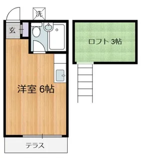 光コーポ【1階】の間取り