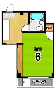 福永マンション【3階】の間取り