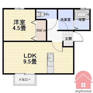 Excella見野【2階】の間取り