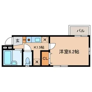 グランシャレー島根III【3階】の間取り
