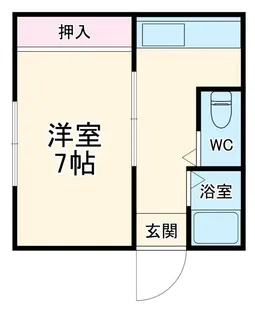 川上マンション【3階】の間取り
