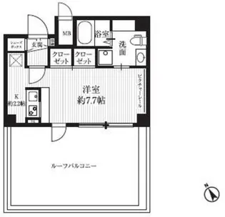 HF武蔵小山レジデンス【8階】の間取り