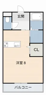 ジュネス徳次N【1階】の間取り