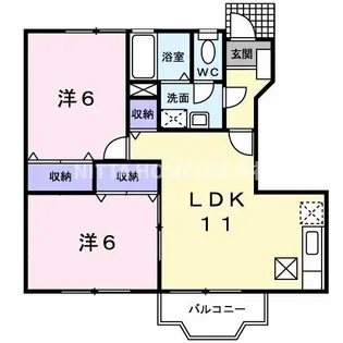 フロレスタIII【1階】の間取り