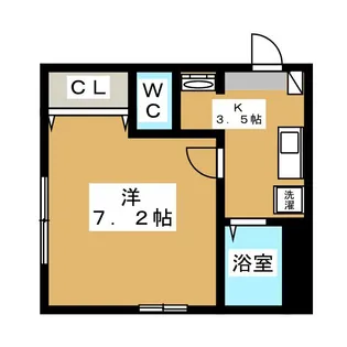 ルグランウィルB【2階】の間取り