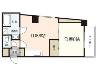 ピアーチェ住吉【2階】の間取り