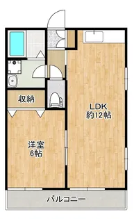 フローラさかえ【1階】の間取り