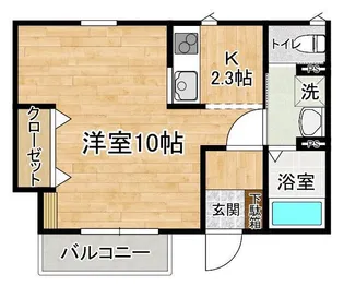 Rainbow Kamiyokoba A【1階】の間取り