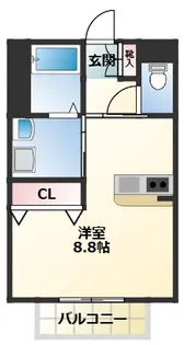 ヴィラ坂本【2階】の間取り