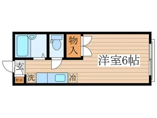 メゾン・シェリ-ル【2階】の間取り