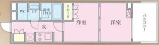 エヌズパークレジデンス新宿御苑【10階】の間取り