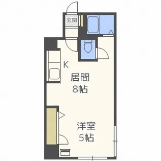 パークヒルズ5条【2階】の間取り