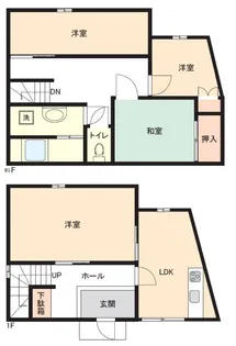 ポピュラーハウス【1階】の間取り