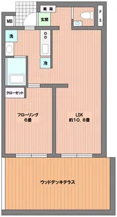 ル・シエル【1階】の間取り