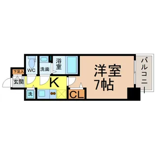 プレサンス丸の内レジデンスIII【6階】の間取り